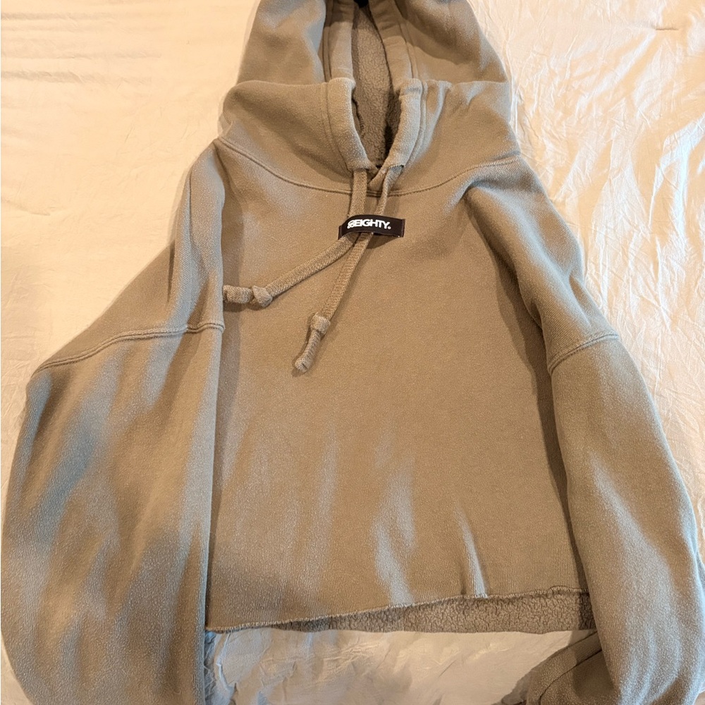 Eighty Eight Women's Tan Hoodie Sweater